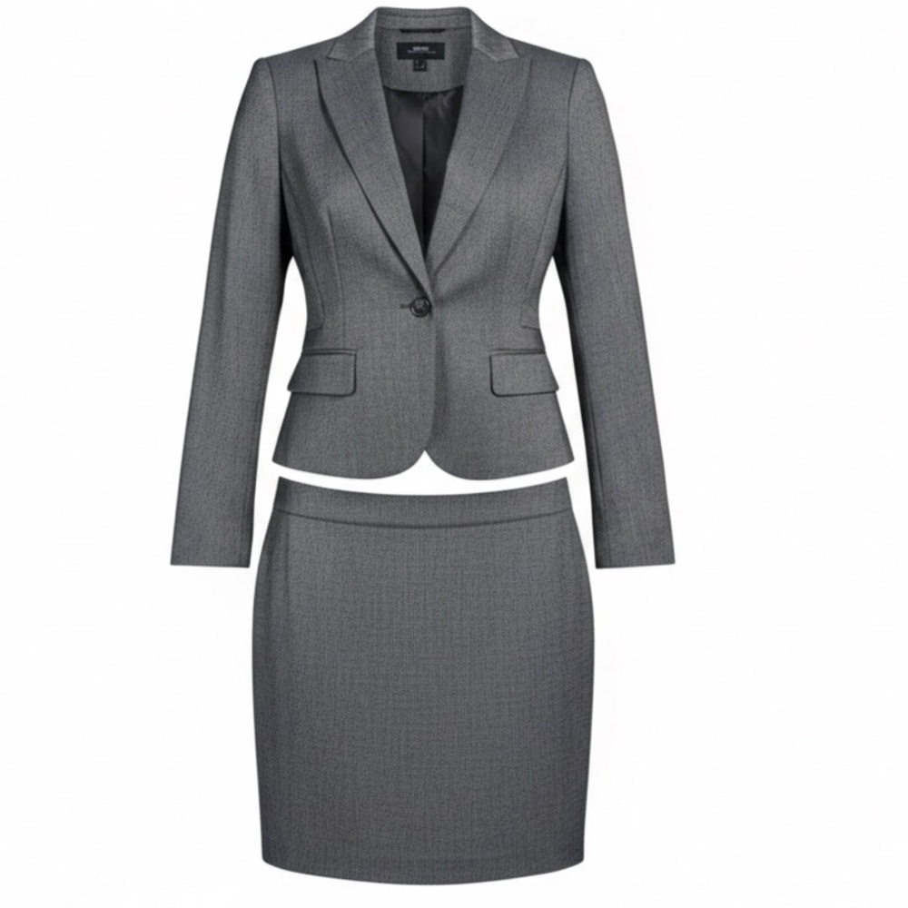 Mexx Charcoal Women's Blazer and Skirt Set